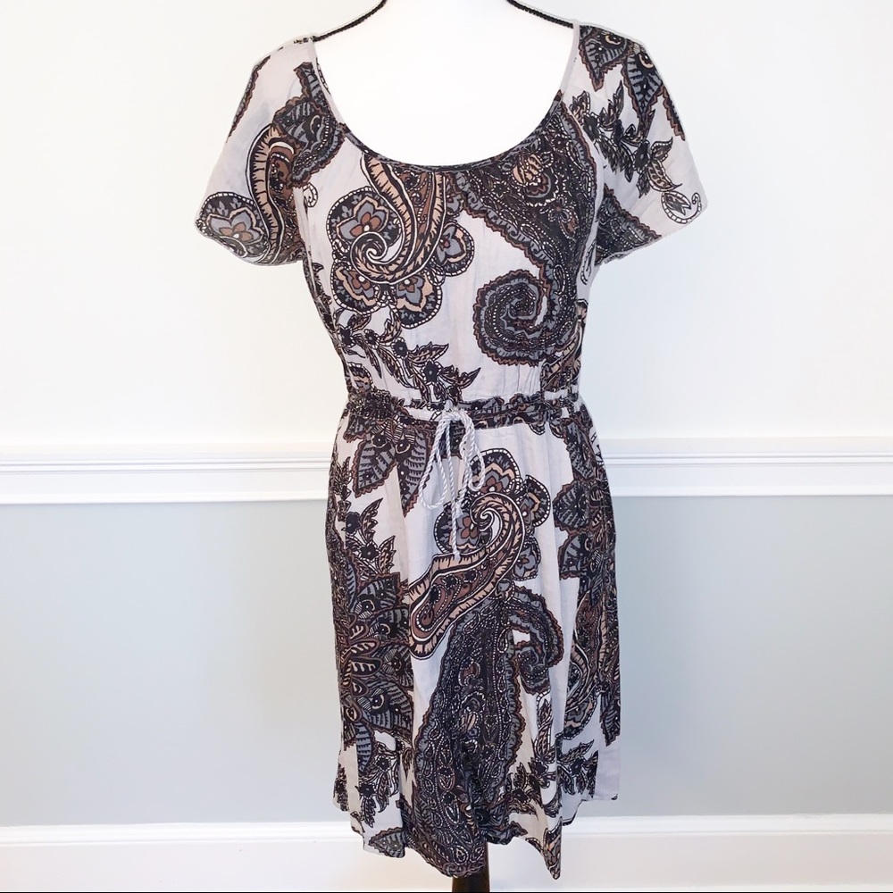 EUC Women's Paisley Earthtone Colors Dress | Size Medium
